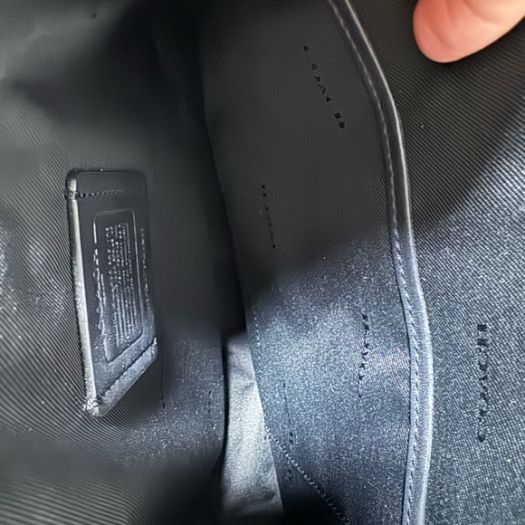 Coach red plaid gingham print crossbody - Picture 2 of 8